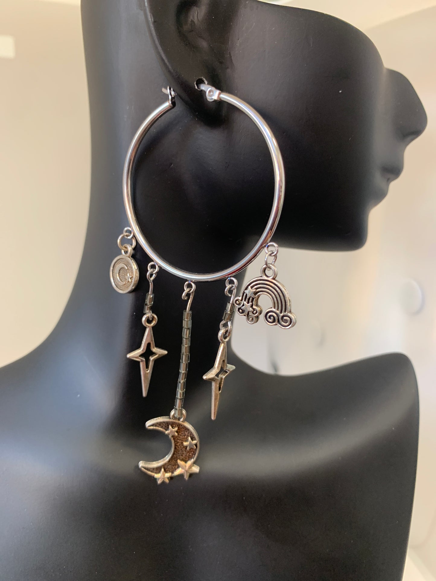Celtic hoop earring