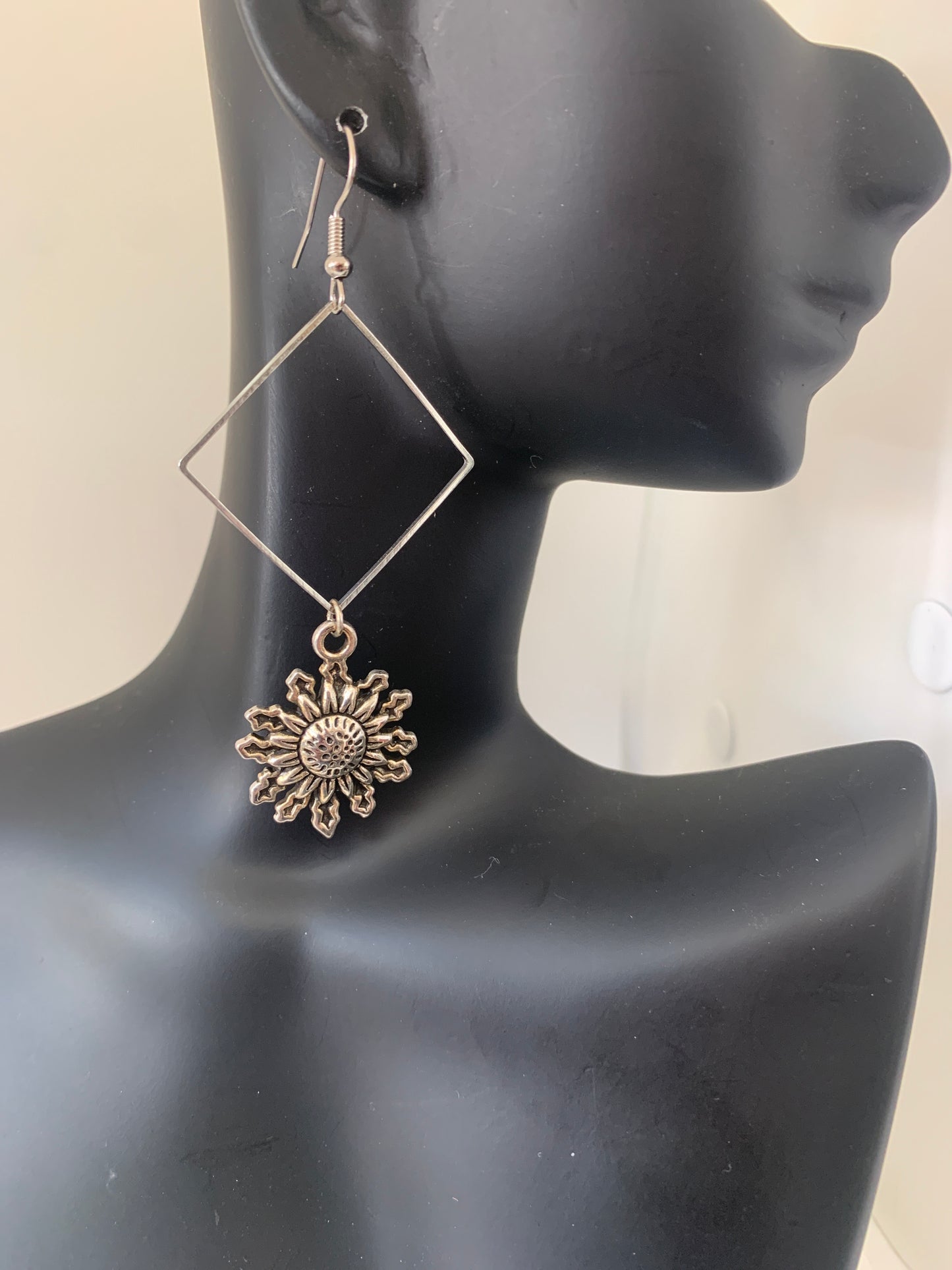 Boho earring sun